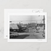 Bothell、WA -都心の通りの現場写真 ポストカード (正面/裏面)