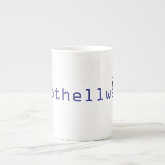 bothellwaのコーヒー・マグ ボーンチャイナマグカップ (正面)