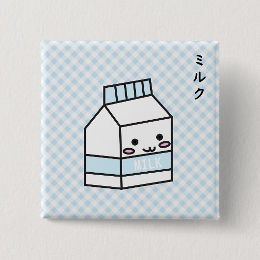 Boton caixa de leite miruku 缶バッジ (正面)
