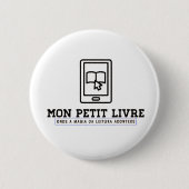 Boton Mon Petit Livre 缶バッジ (正面)