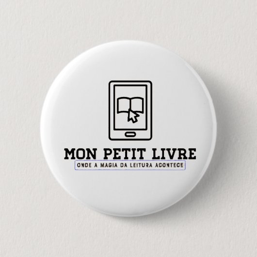 Boton Mon Petit Livre 缶バッジ (正面)