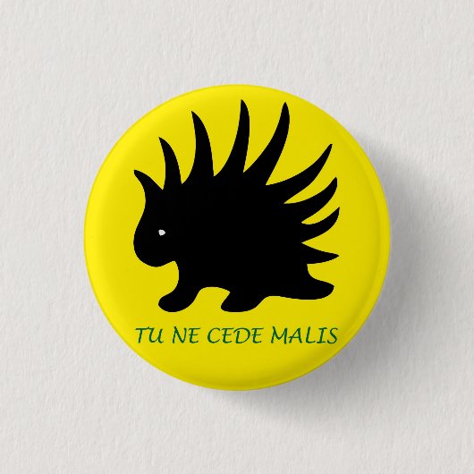 Botón Puerco Espín Liberal - M4 缶バッジ (正面)