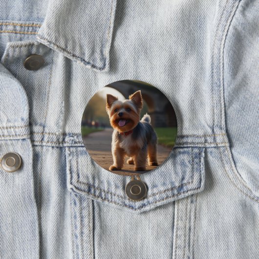 Bóton Redondo 2.54cm Yorkshire 缶バッジ (インサイチュ)