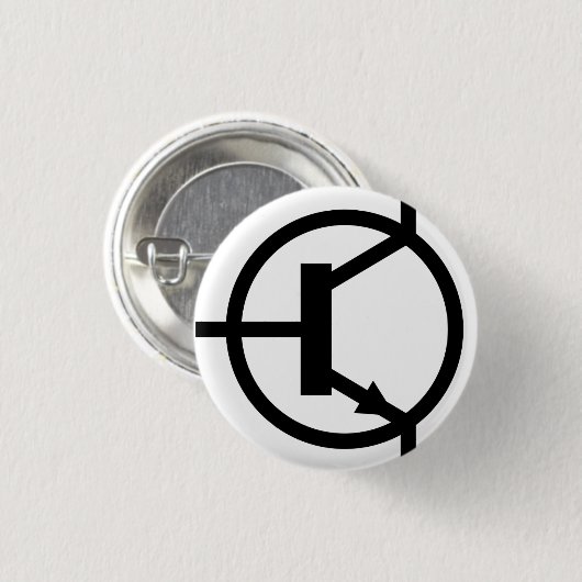 Boton Transistor NPN 缶バッジ (正面&裏面)