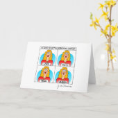 Botoxの女優 カード (黄色い花)