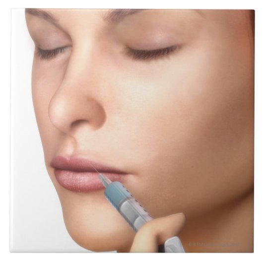 Botoxの注入 タイル (正面)