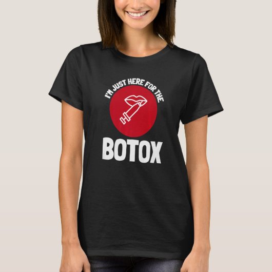 Botoxプラスチック手術及び美学ナース注射器 Tシャツ (正面)