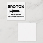 Botox式 スクエア名刺 (正面/裏面)