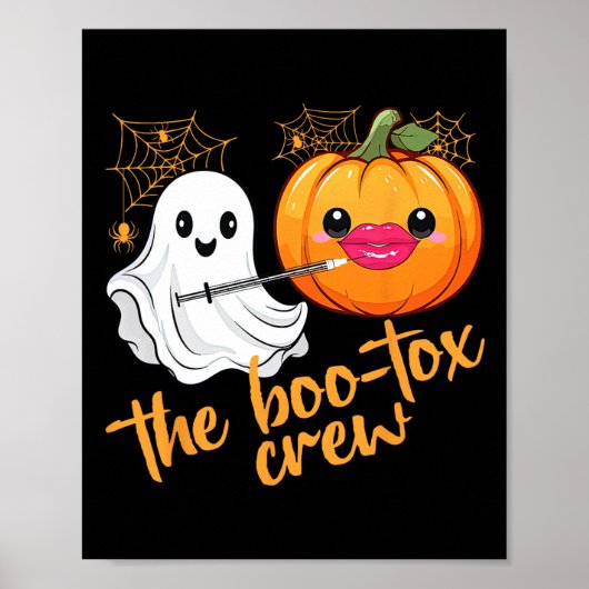 Botox Filler Halloween Aesthetic Injector Nurse Sa ポスター (正面)
