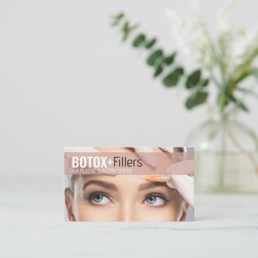 Botox Fillers Plastic Surgery  名刺 (スタンド正面)