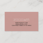 Botox Fillers Plastic Surgery  名刺 (裏面)