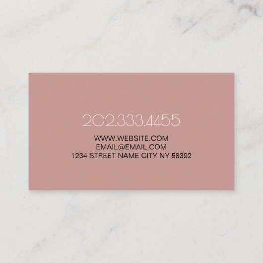 Botox Fillers Plastic Surgery  名刺 (裏面)