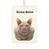Botox Humor カーエアーフレッシュナー (裏面)