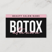 Botox Lip Filler命令編集可能アフターケアB 名刺 (正面)
