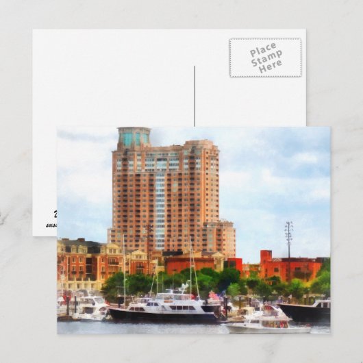 Bots at Inner Harbor Baltimore MD ポストカード (正面/裏面)