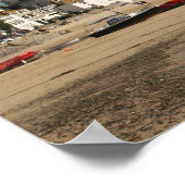 Bots at Low Tide, St Ives Harbor Poster ポスター (角)