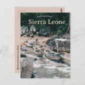 Bots in Harbor at Kent Sierra Leone ポストカード (正面/裏面)