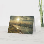 Bots in the Harbor 2 Greeting Card カード (裏面)