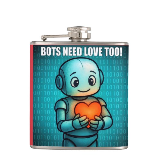 Bots Need Love Too -  フラスク (正面)