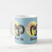 Botsch 21 mars fin 20 avrigl Scadiola コーヒーマグカップ (正面左)
