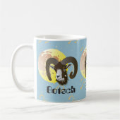 Botsch 21 mars fin 20 avrigl Scadiola コーヒーマグカップ (左)