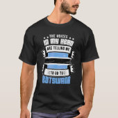 Botswana In My Head Tシャツ (正面)