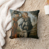 Botticelli著Bethuliaへのジュディスのリターン クッション (ブランケット)