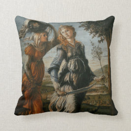 Botticelli著Bethuliaへのジュディスのリターン クッション