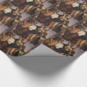 Botticelli著Pallasそしてケンタウルス ラッピングペーパー (角)