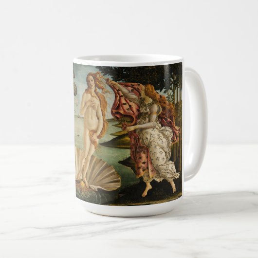 Botticelli金星のマグの誕生 コーヒーマグカップ (正面右)