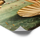 Botticelli – 金星の誕生 ポスター (角)