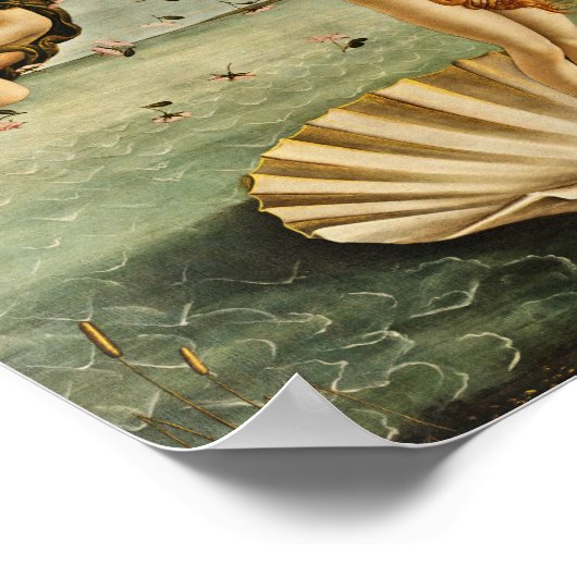 Botticelli – 金星の誕生 ポスター (角)