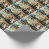 BOTTICELLI -金星1483年の誕生 ラッピングペーパー (角)