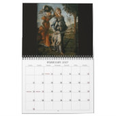 Botticelli 2016年 カレンダー (2月 2027)