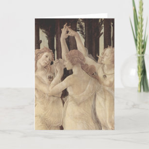 Botticelli 3の優美の挨拶状 カード