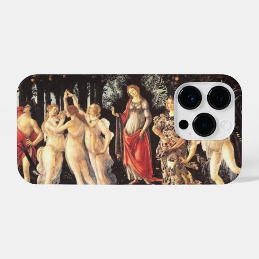 Botticelli Primavera /春寓話 iPhoneケース (裏面横)