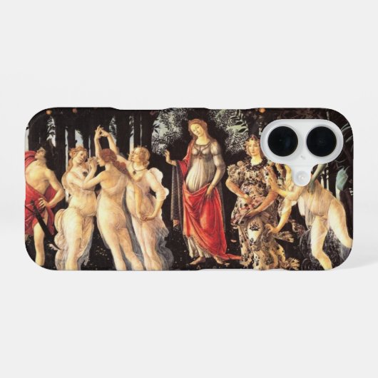 Botticelli Primavera /春寓話 iPhone 16ケース (裏面横)