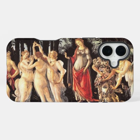 Botticelli Primavera /Allegory of Spring iPhoneケース (裏面横)
