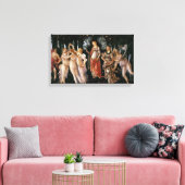 Botticelli Primavera Canvas Print キャンバスプリント (インサイチュ (リビング))