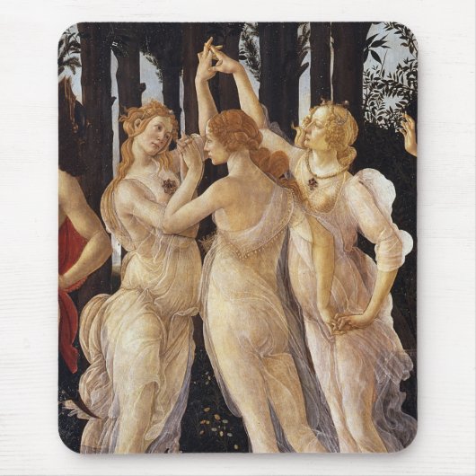 Botticelli, "primavera tri" マウスパッド (正面)