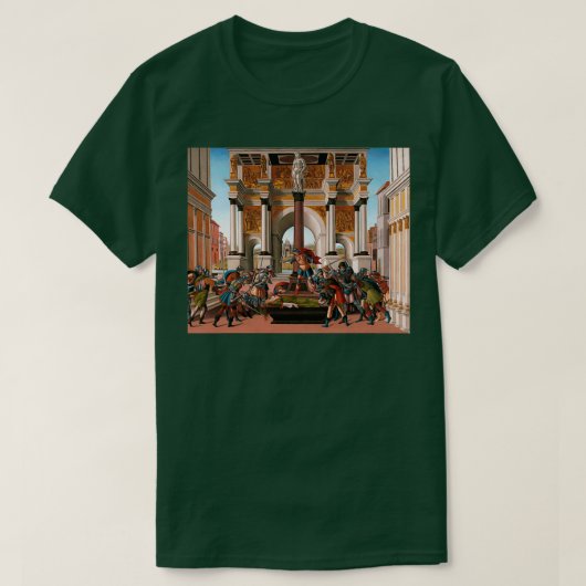 Botticelli suicide of Lucretia Tシャツ (デザイン正面)