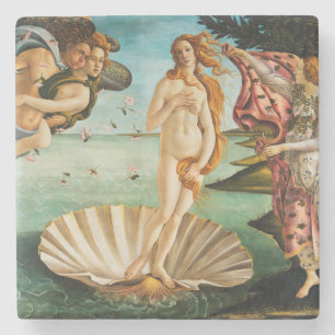 BOTTICELLI - Venus 1483の誕生 ストーンコースター