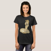 Botticelli Venus With Electric Guitar Rock Guitari Tシャツ (正面フル)