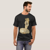 Botticelli Venus With Electric Guitar Rock Guitari Tシャツ (正面フル)