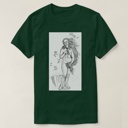Botticellix27s Venus Tシャツ (デザイン正面)