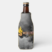 Bottle Cooler Smoking Like A Boss BBQ Funny ボトルクーラー (ボトル正面)