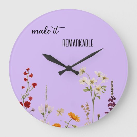 Bottle Hanger Tags ラージ壁時計 (正面)