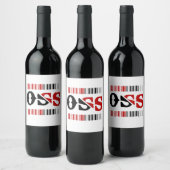bottle label - oss bjj ワインラベル (ボトル)