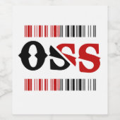 bottle label - oss bjj ワインラベル (シングルラベル)