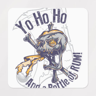 Bottle of rum ラベル